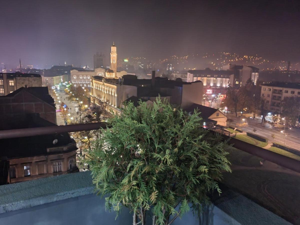 Apartman Pozoriste Penthaus Banja Luka Kültér fotó