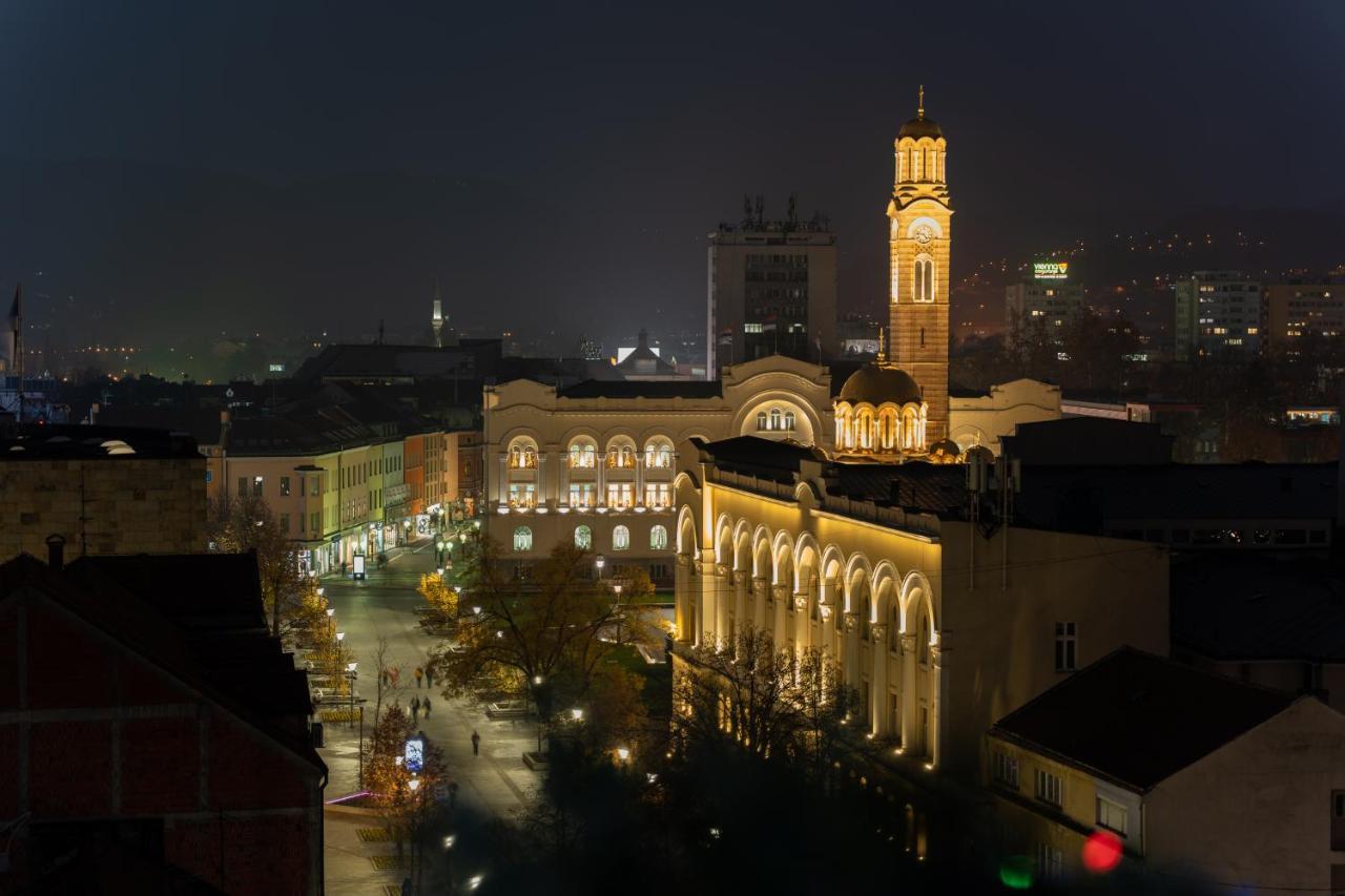 Apartman Pozoriste Penthaus Banja Luka Kültér fotó