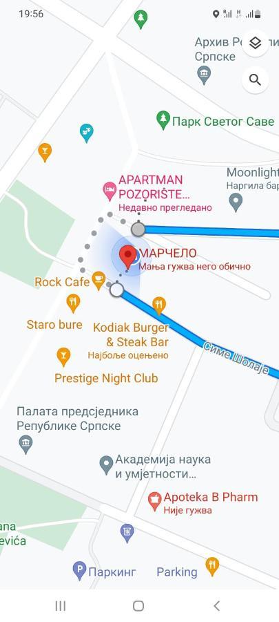 Apartman Pozoriste Penthaus Banja Luka Kültér fotó