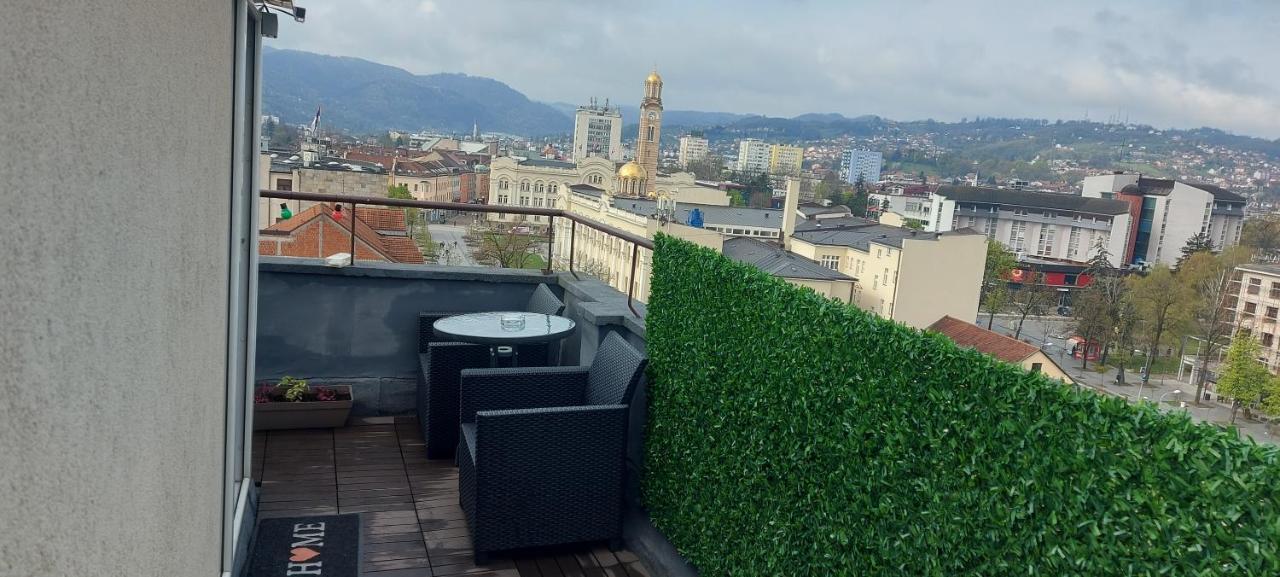 Apartman Pozoriste Penthaus Banja Luka Kültér fotó